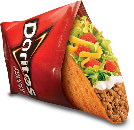 Doritos Locos Tacos - Nacho Cheese Doritos Taco Bell (518x465), Png Download