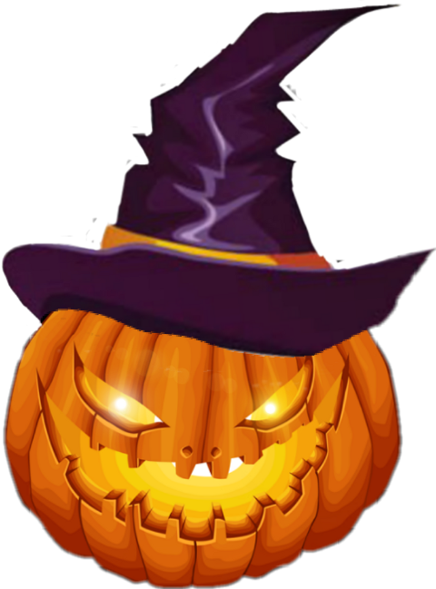 Happy Halloween Pumpkin - Greeting Card (480x649), Png Download