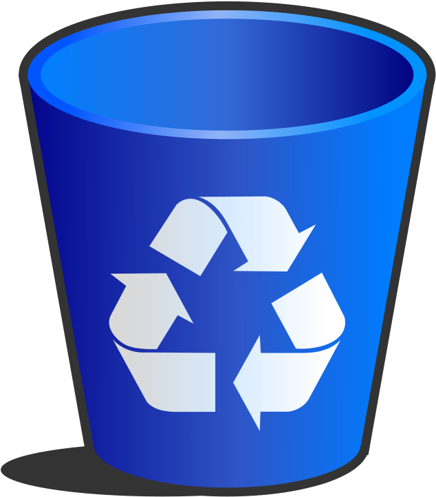 Original Png Clip Art File Recycle Bin Svg Images Downloading - Recycling Can Clip Art (522x598), Png Download