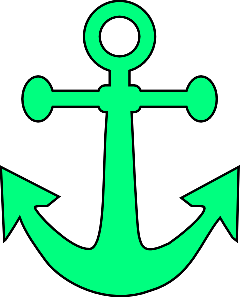 Anchor Art Print / Nautical Set / Nursery Wall Art - Anchor Clipart Png (480x595), Png Download