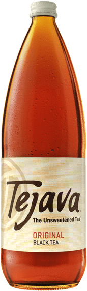 Tejava Original Black Tea In Glass - Tejava Original Black Iced Tea, Unsweetened - 12 Pack, (600x600), Png Download