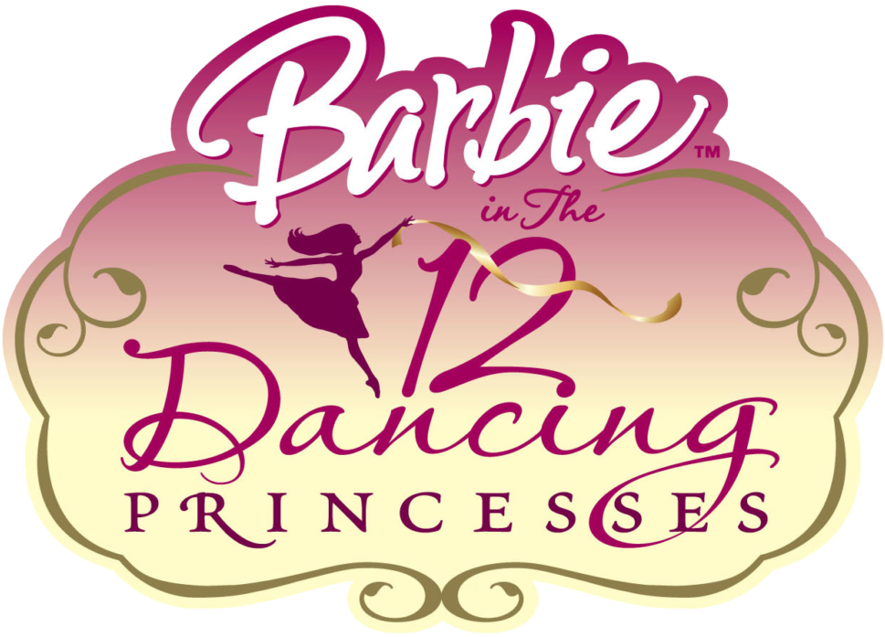 Barbie Logo Png Image - Barbie And The 12 Dancing Princesses Logo (1024x747), Png Download