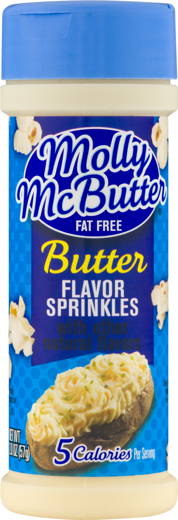 Molly Mcbutter Fat Free Natural Cheese Flavor Sprinkles (1800x1800), Png Download