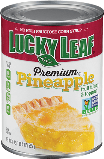 Premium Pineapple Fruit Filling & Topping - Lucky Leaf Premium Caramel Apple Pie Filling 21 Oz. (750x563), Png Download