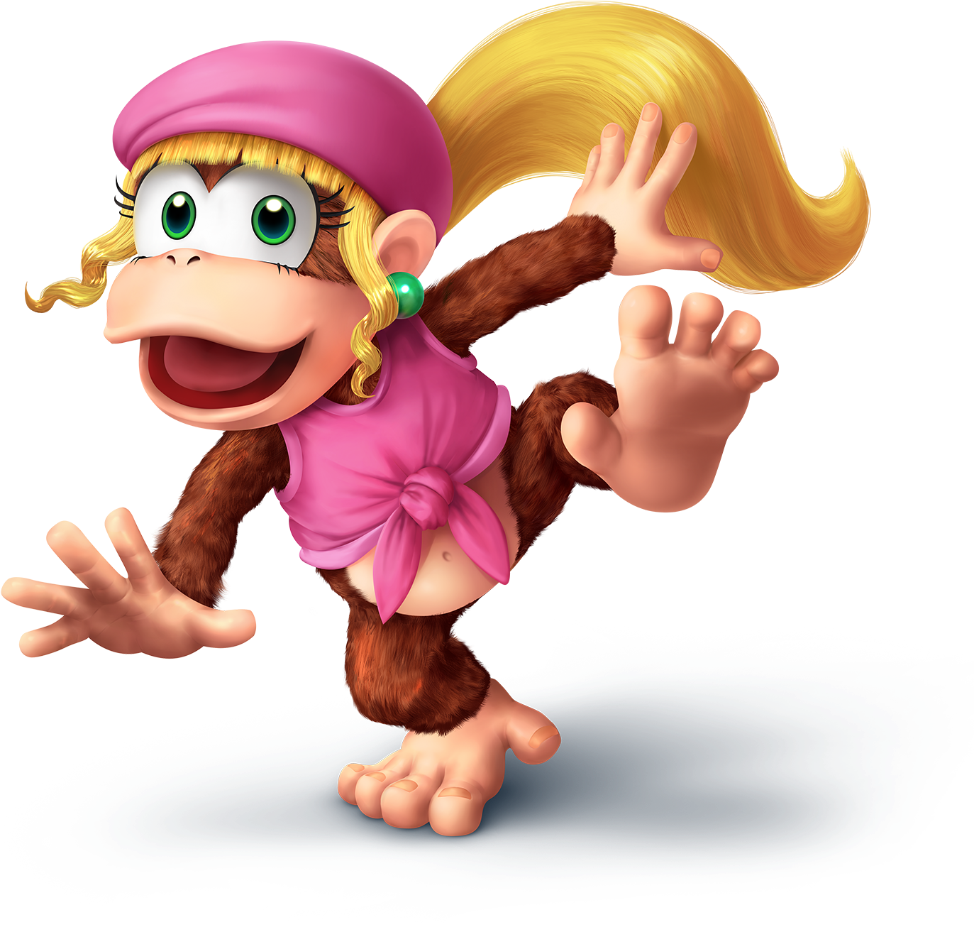 View Samegoogleiqdbsaucenao Dixie , - Super Smash Bros Ultimate Dixie Kong (1500x1501), Png Download