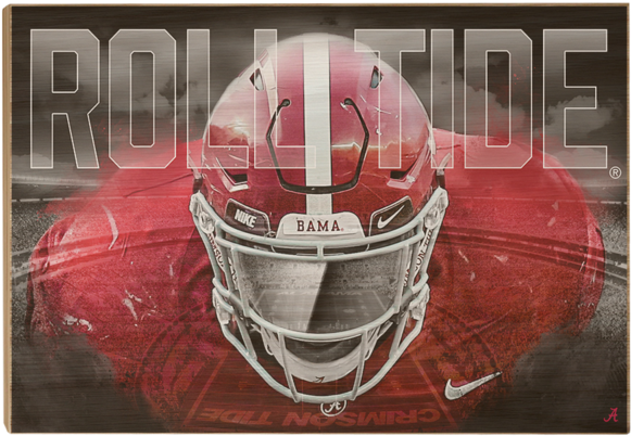 Alabama Crimson Tide "bama Bring It" Licensed Wall - Alabama Crimson Tide Football (600x600), Png Download