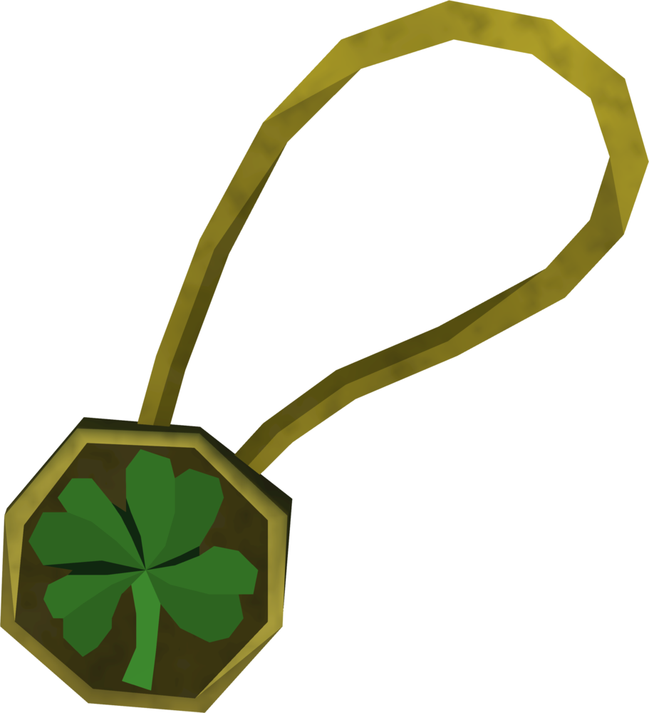 Four-leaf Clover Necklace Detail - Wiki (911x1000), Png Download