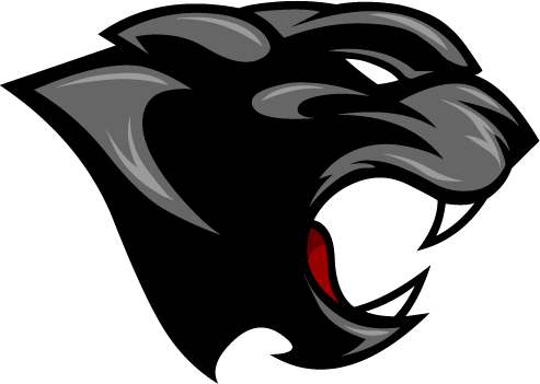 Panther Stylized - Panther Head Clip Art (493x351), Png Download