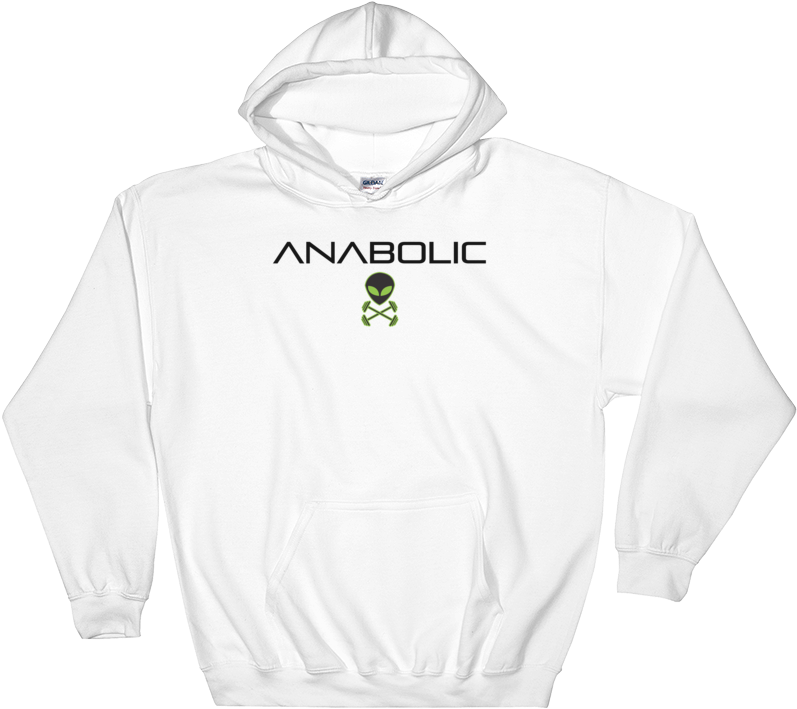 Anabolic Black Alien Black And Green Mockup Flat Front (1000x1000), Png Download