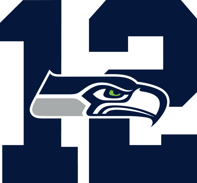 Seattle Seahawks Png Clipart - Seahawks 12th Man Logo Png (685x639), Png Download