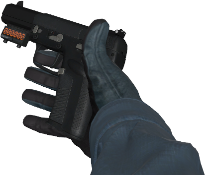 Pistol Transparent Csgo - Csgo Five Seven Png (470x377), Png Download