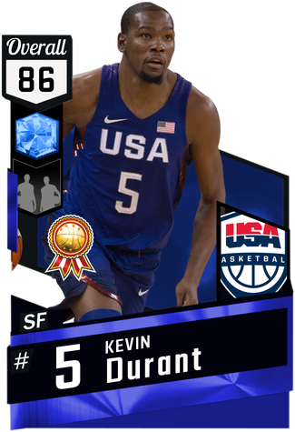 Kevin Durant Sapphire Card - Usa Basketball Wincraft Keychain Multi (325x475), Png Download