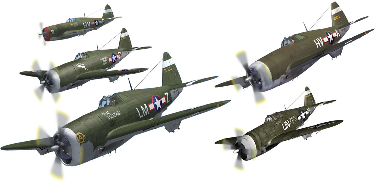 Jet Fighter Clipart Jetplane - Avion Segunda Guerra Mundial Png (1281x627), Png Download