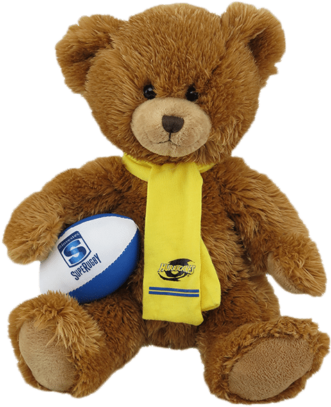 Hurricanes Super Rugby Soft Toy Bear - Super Rugby (600x600), Png Download