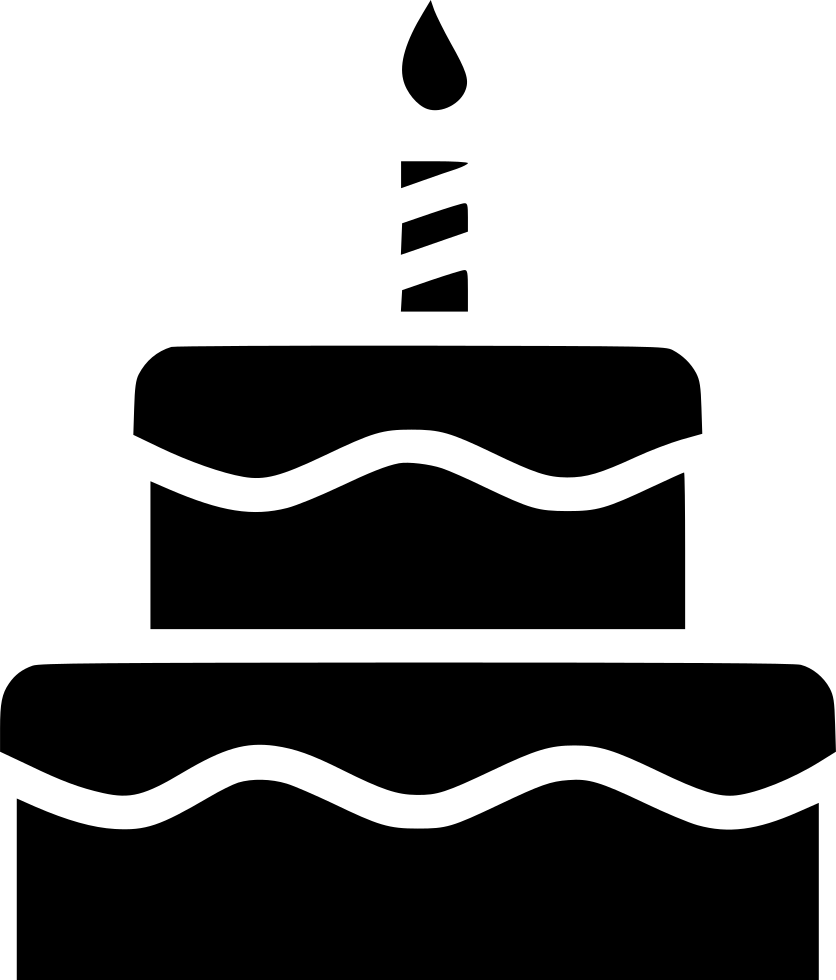 Cake Christmas Birthday Festival Celebration Candle - Birthday (836x980), Png Download