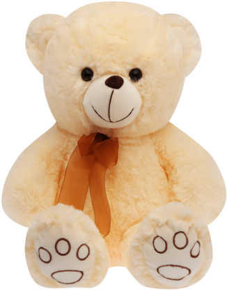 Girls Bear Soft Toy - Toy (340x510), Png Download
