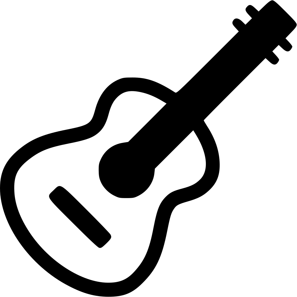 Acoustic Guitar Instrument - Guitar Icon Png (981x982), Png Download