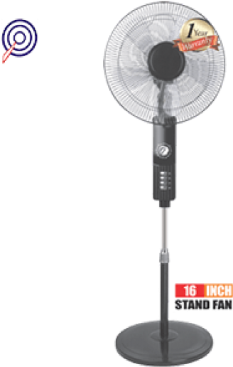 Restpoint 16" 3 Blades Standing Fan Rp-sf1603 - Mechanical Fan (526x800), Png Download