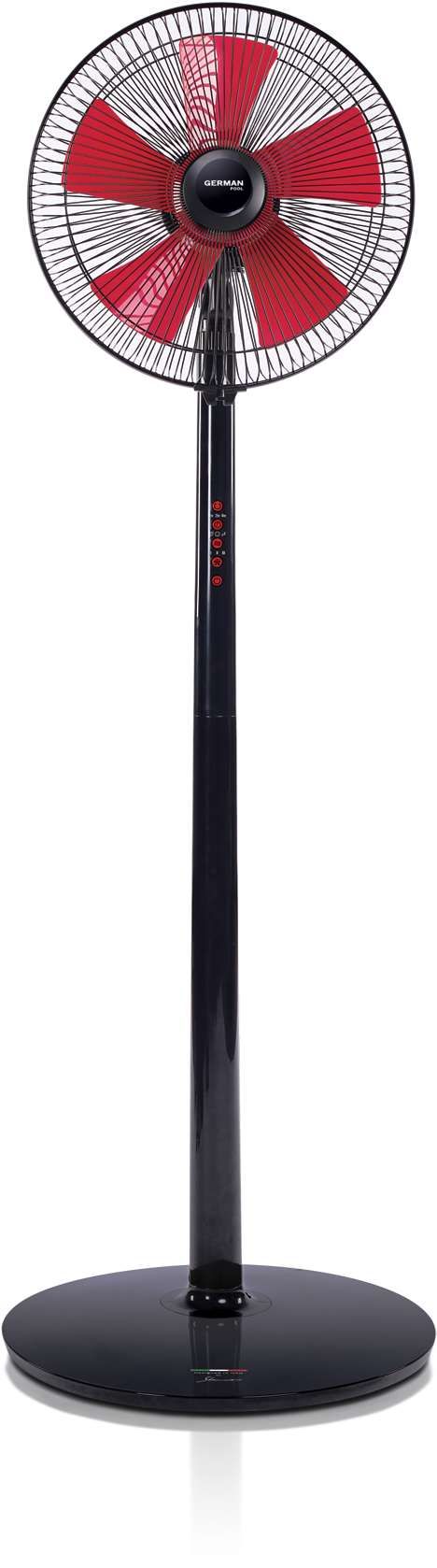 Eff 512r Rd - Bionaire 18 Inch Stand Fan With Remote Control Bsf1810br-bm (638x1841), Png Download