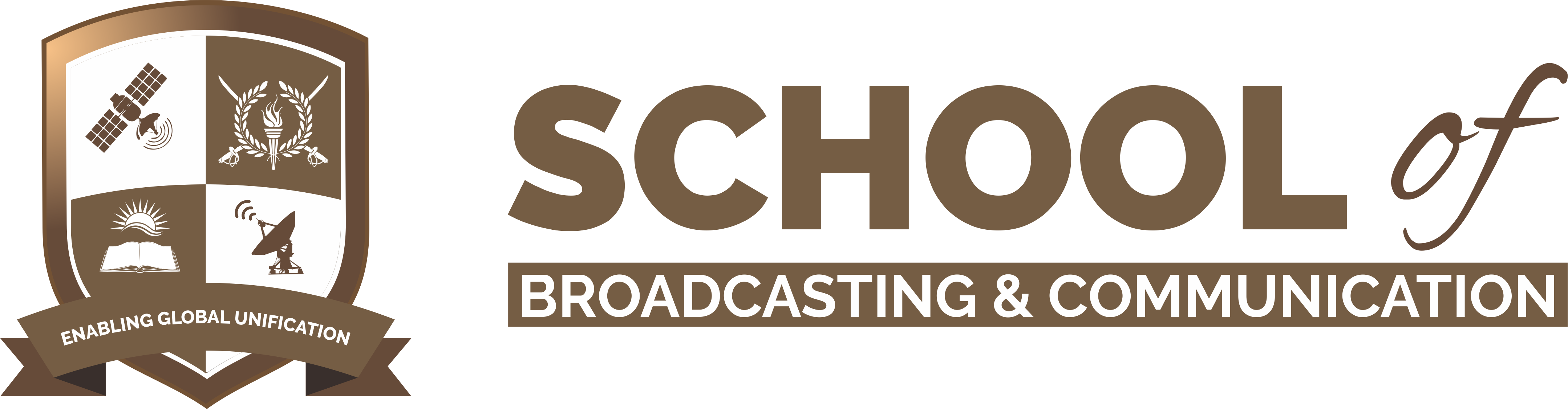 School Of Broadcasting & Communication - School Of Broadcasting And Communication (4317x1127), Png Download