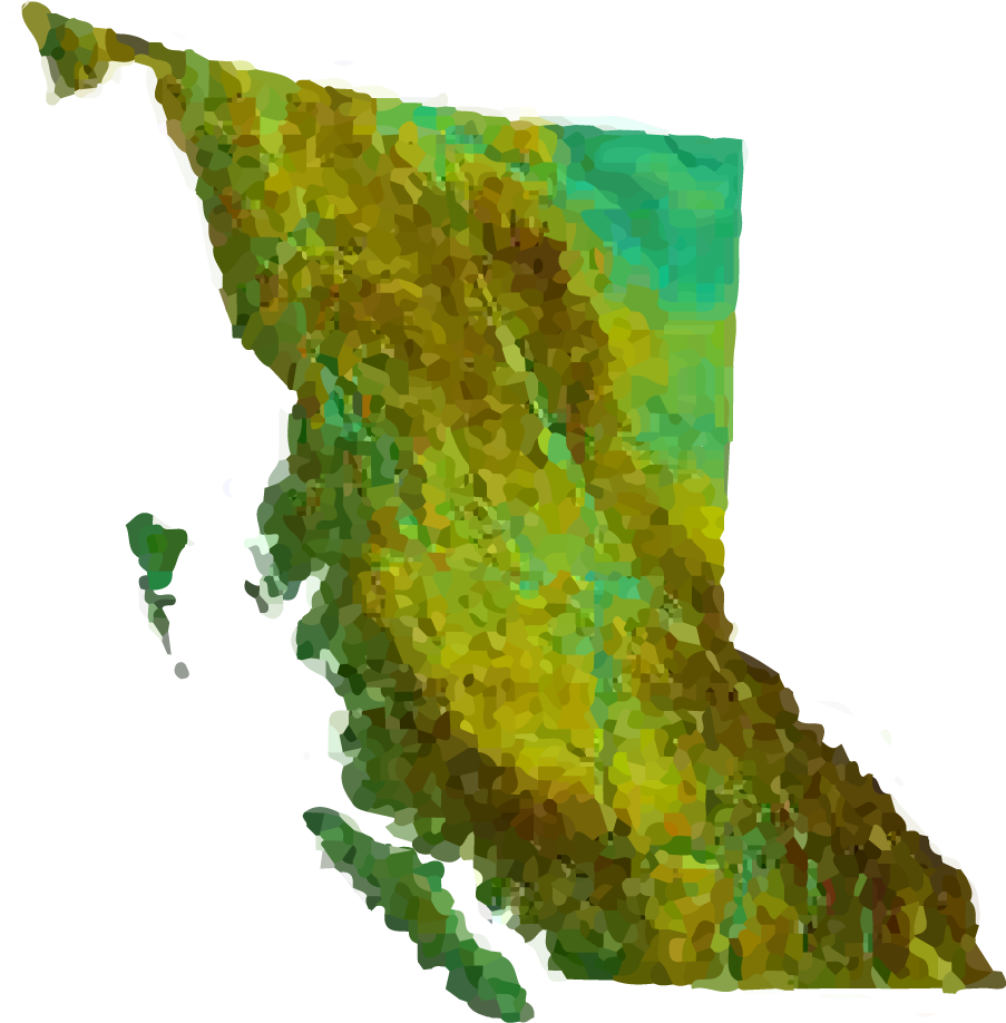 In A Rural Area We Service All Bc Either In Person, - Caribou Mountains On A Map (903x918), Png Download