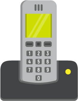 Digital Phone - Mobile Phone (480x480), Png Download