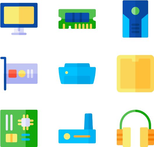 Computer Parts - Computer (600x564), Png Download