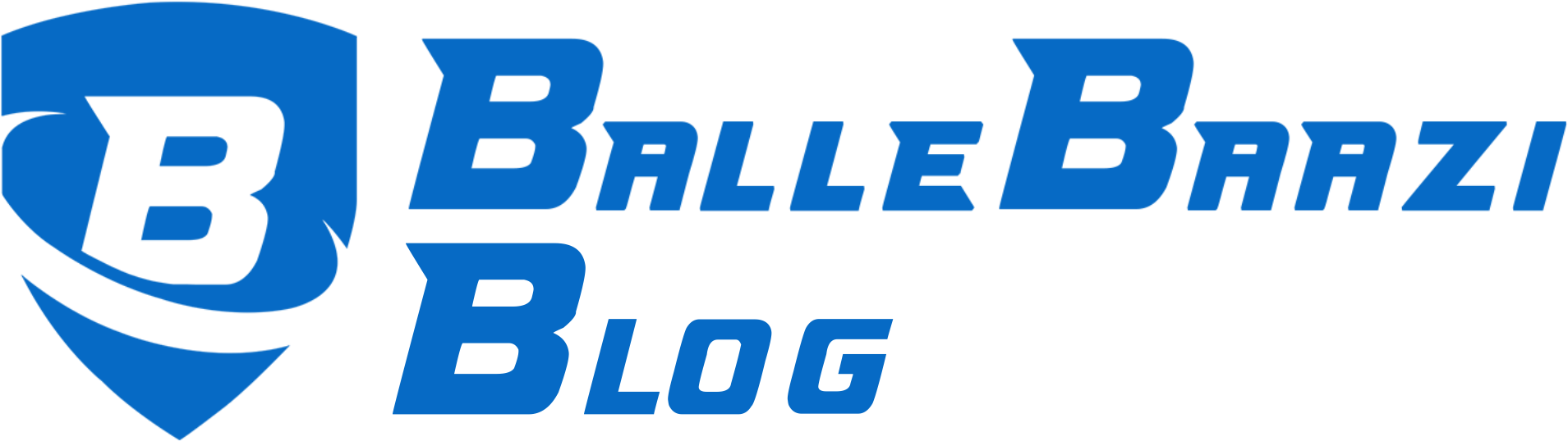 Ballebaazi Blog - Electric Blue (1933x550), Png Download