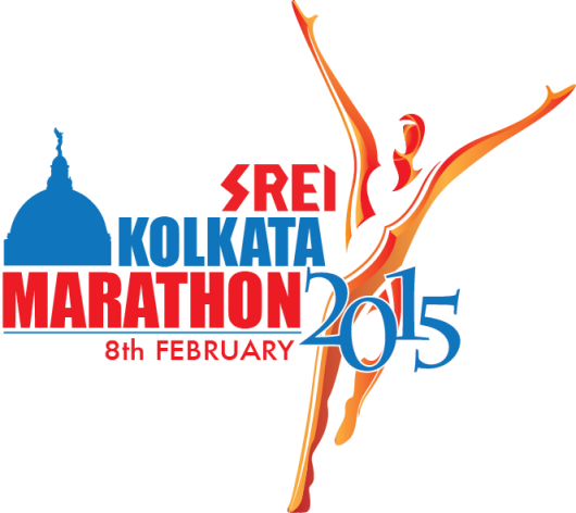Srei Kolkata Marathon - Graphic Design (530x472), Png Download