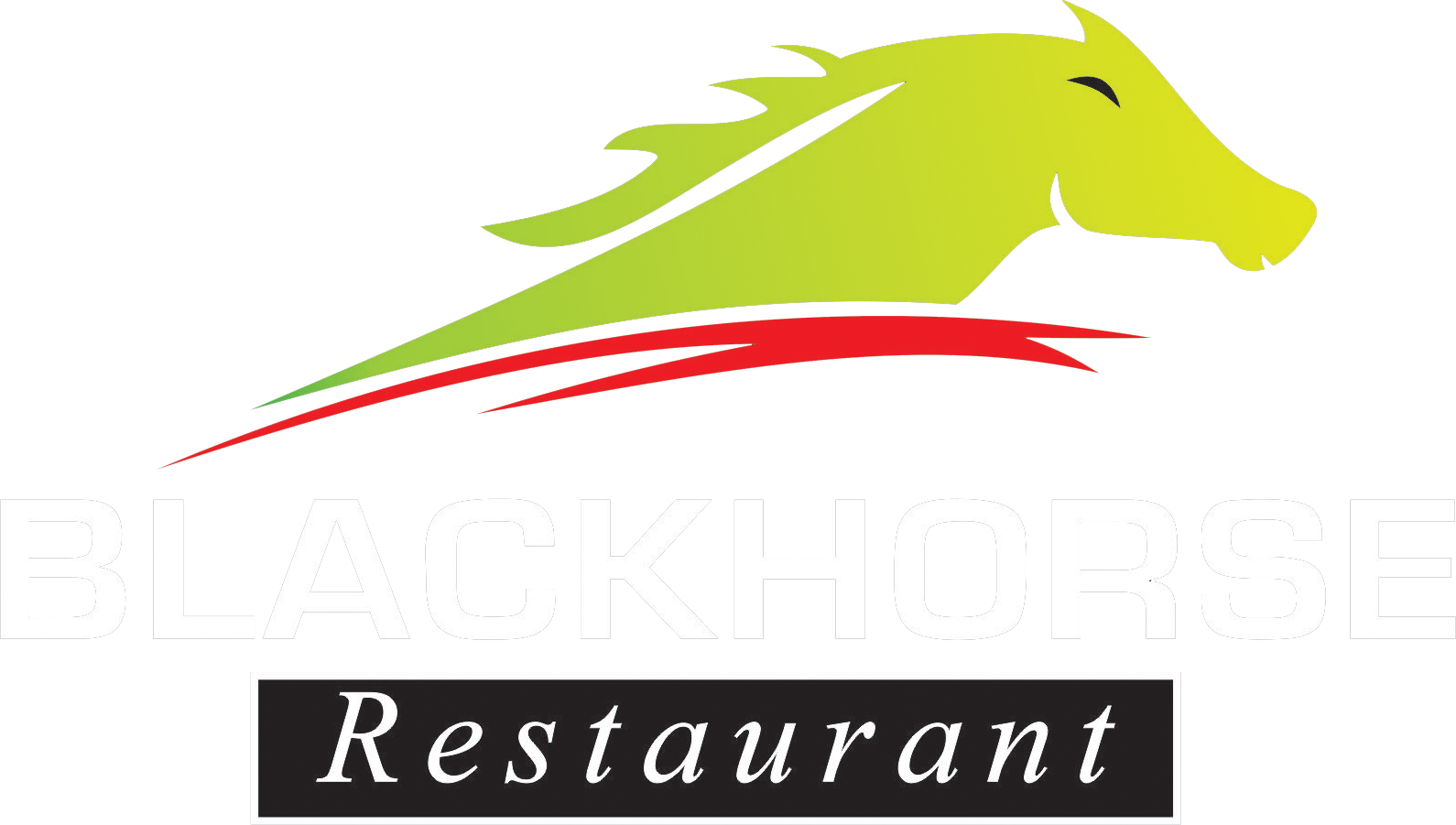 Restaurant Clipart Non Veg - Horse (1590x901), Png Download