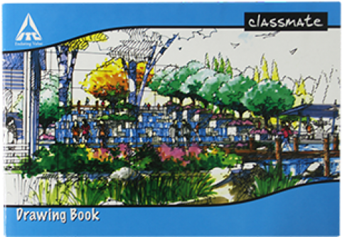 Classmate Drawing Book Cover (500x550), Png Download