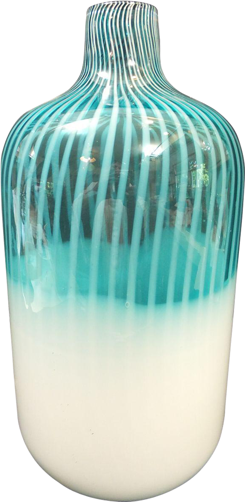 Harrachov Ruby Aqua Vase Lane Simple Jug Contemporary - Vintage Tall Aqua Glass Vase (1023x1023), Png Download
