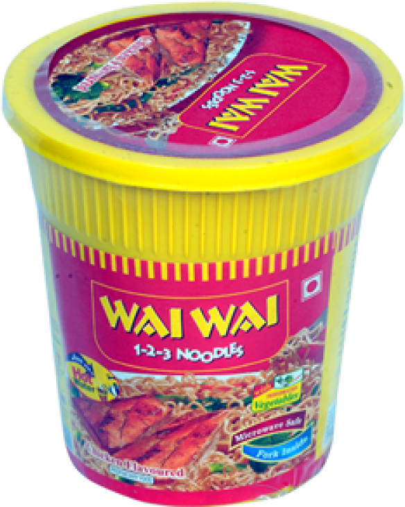 Wai Wai 1 2 3 Noodles Chicken Flavour (800x800), Png Download