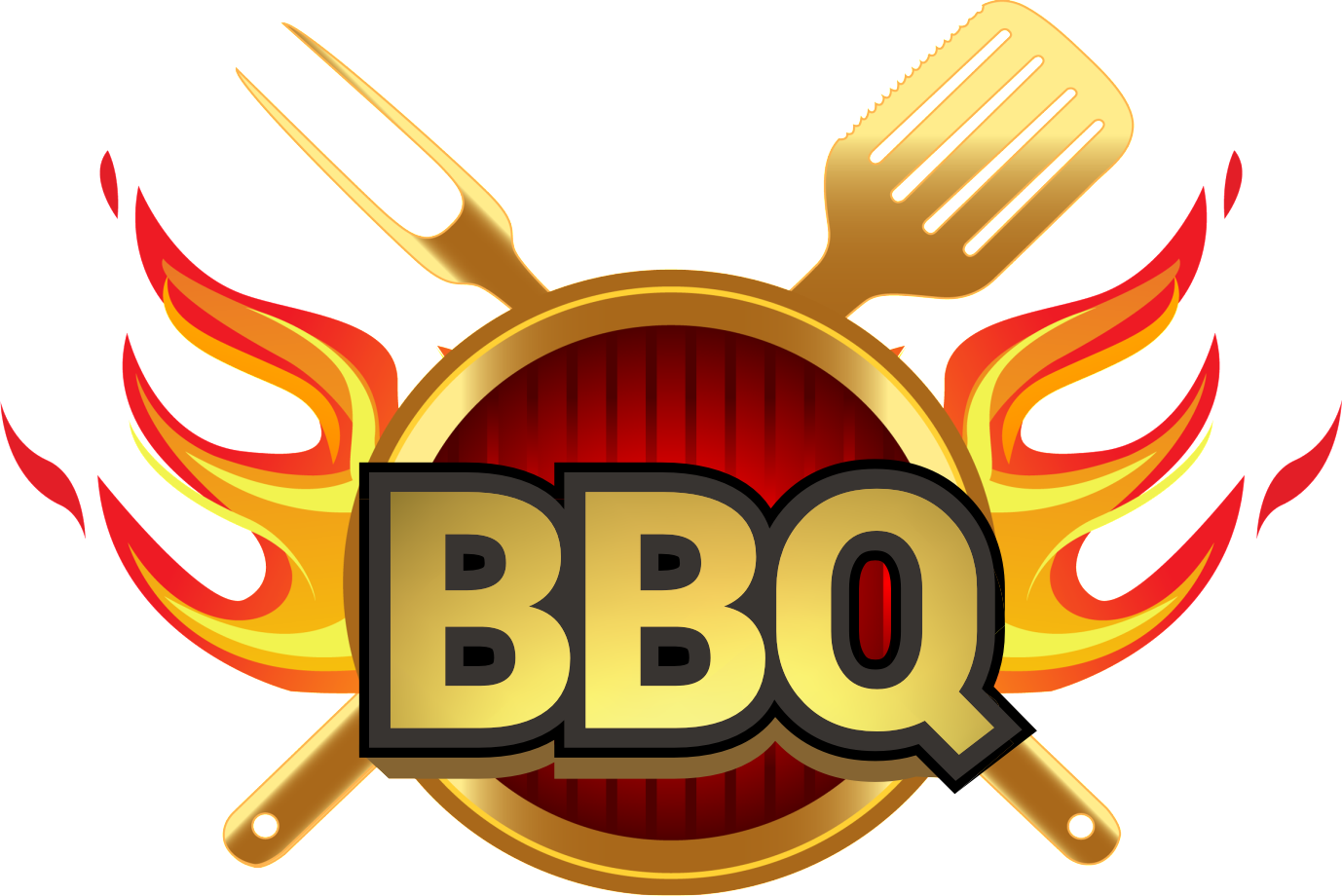 Bbq Logo - Illustration (1378x920), Png Download