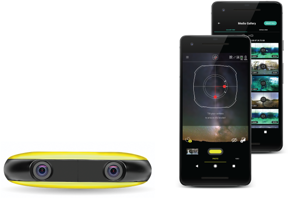 Camera With App1 - Smartphone (655x444), Png Download