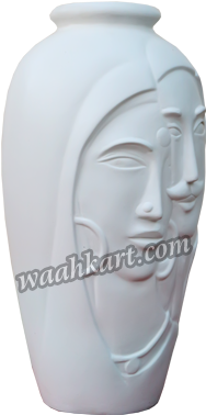 Modern Look Couple Flower Pot - Vase (300x400), Png Download