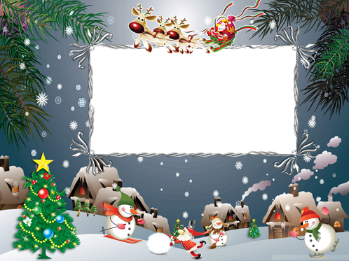 Photo Frame - Family Holidays - Cheap Decorative Pillows & Shams Merry Christmas (498x373), Png Download