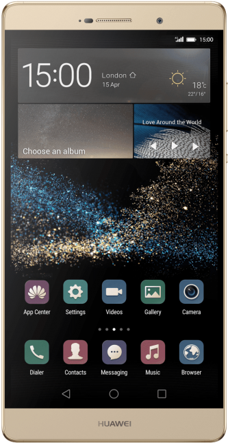 Free Png Golden Whide Huawai Smartphone Png Images - Huawei P8 Max (480x720), Png Download