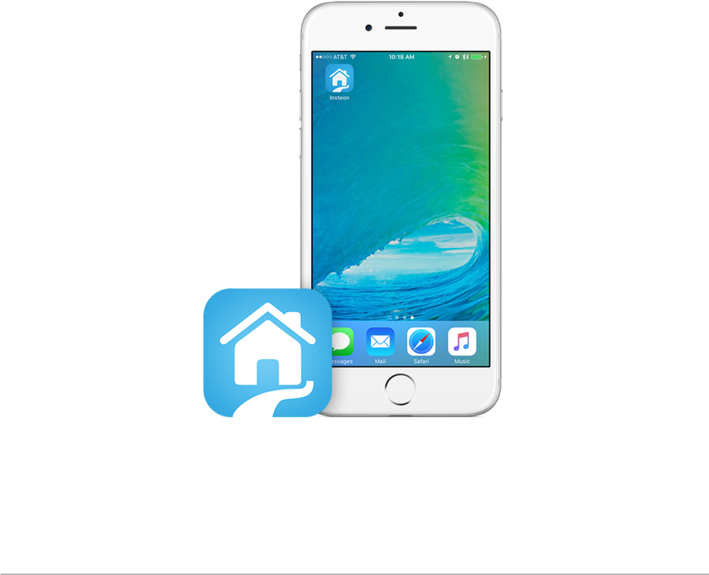 Iphone Ipad Or Ipod Touch - Insteon (1000x1000), Png Download