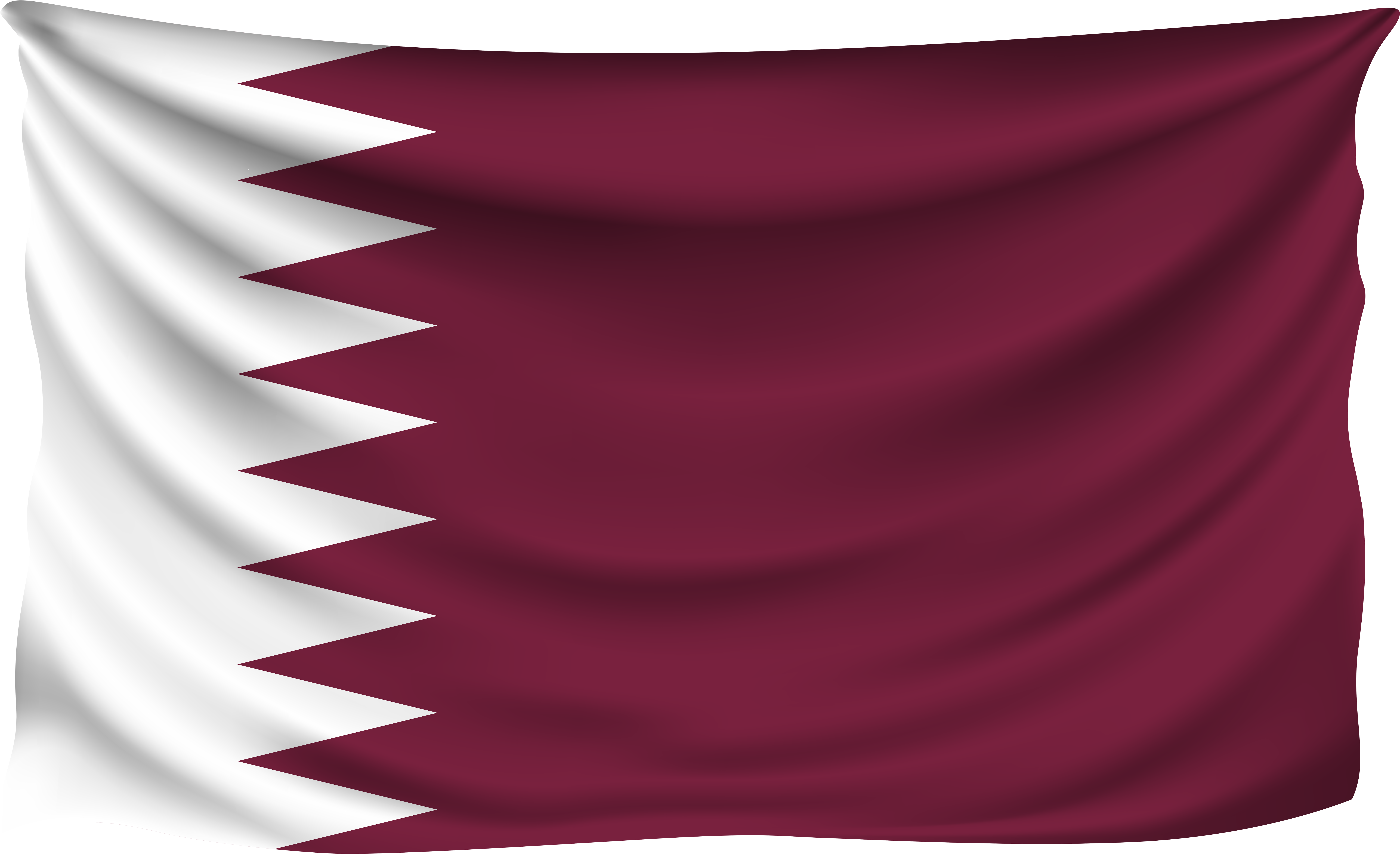 Flag Of Qatar Png (8000x5014), Png Download