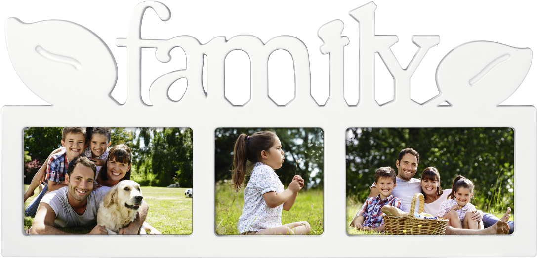 Family" Portrait Frame Gallery, 2x Cm, 1x Cm - Hama Montreal - Family Fotolijst Voor Meerdere Foto's (1100x1100), Png Download