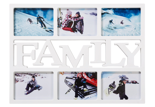 Collage Picture Frame, "family" - Melinera Bilderrahmen Collage - Bilder & Bilderrahmen (500x500), Png Download