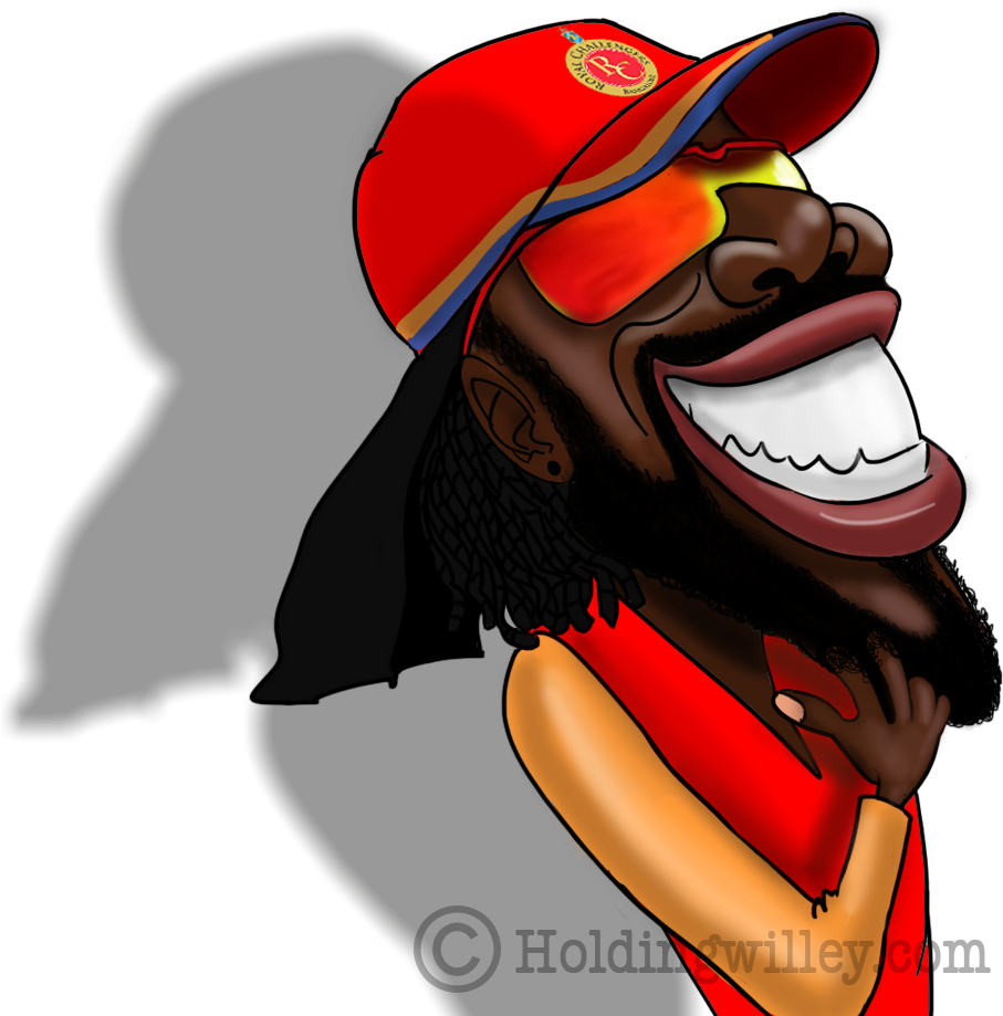 Chris Gayle West Indies Cricket Ipl - Chris Gayle Clipart (916x1000), Png Download