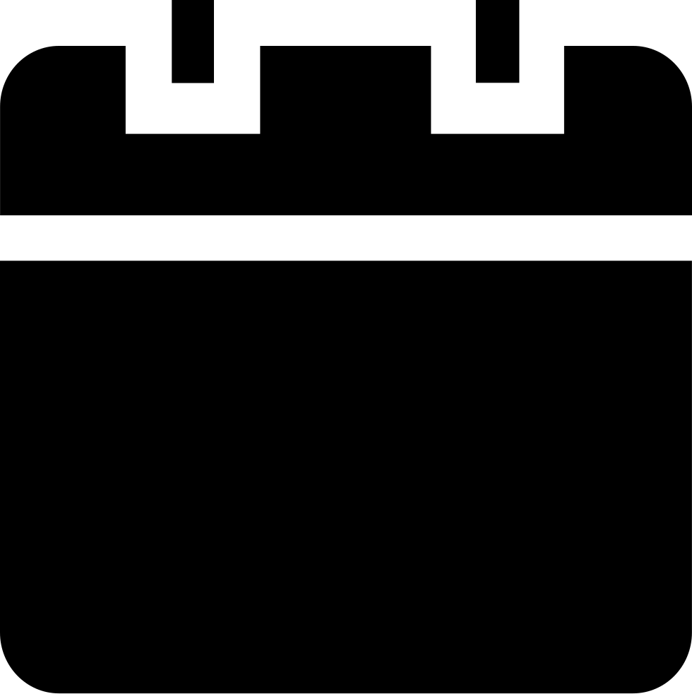 Si Glyph Calendar Empty Comments (980x983), Png Download