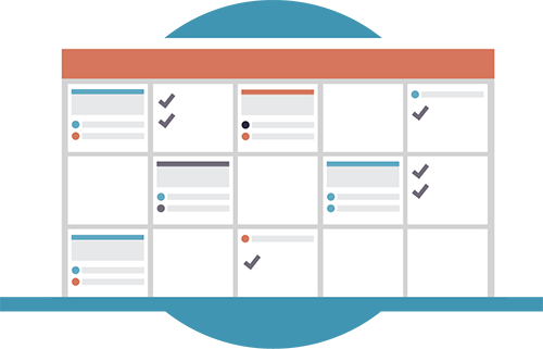 Editorial Calendar Template - Content Calendar (500x321), Png Download