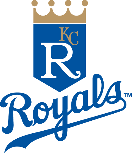 Baseball Royals Logo - Kansas City Royals Logo Black And White (451x521), Png Download