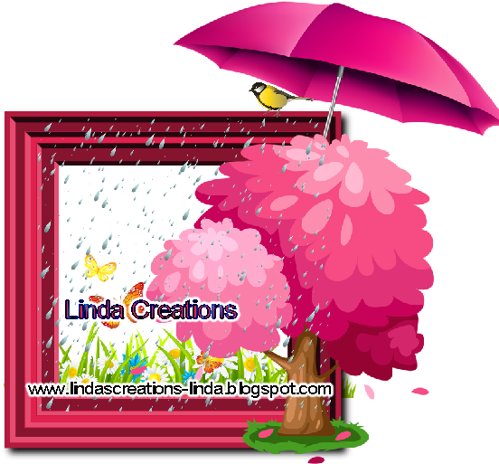 Linda's Cluster Frames And Frames - Pink Tree Clipart (700x700), Png Download