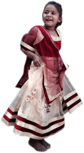 Baby Girl Lehenga Choli - Gagra Choli (275x500), Png Download