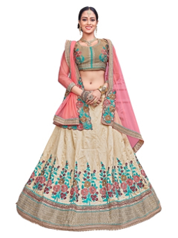 Lehenga Choli- Designer Bridal Lehenga In India - Lehenga (480x340), Png Download