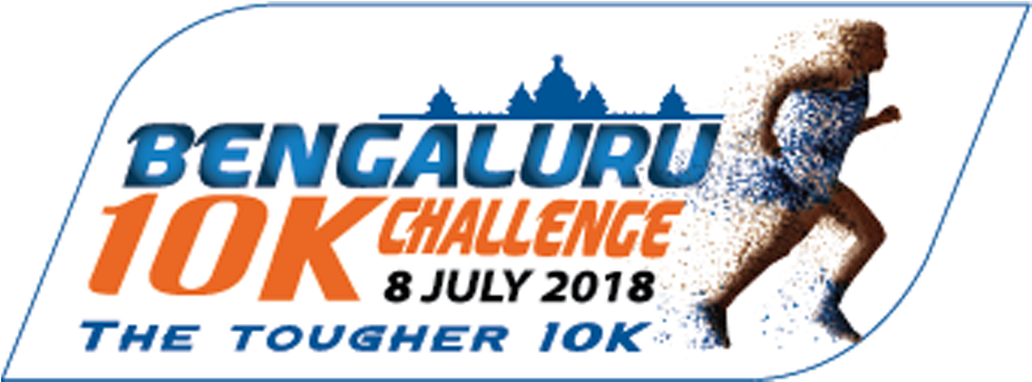 Logo - Bengaluru 10k Challenge 2018 (950x367), Png Download